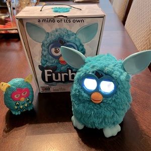 Furby with box plus McDonald’s toy